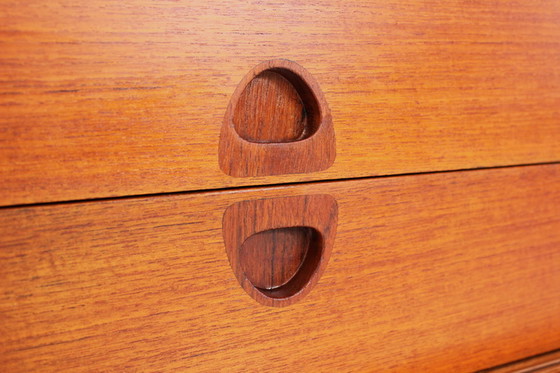 Image 1 of Bramin Deens Mid Century Teakhouten dressoir van H.W. Klein, Denemarken jaren 60