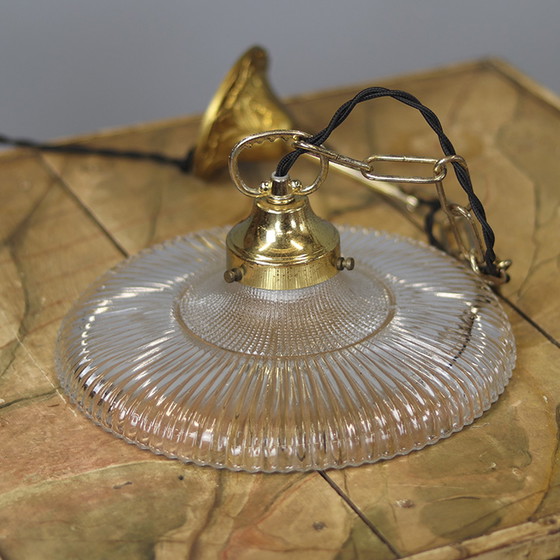 Image 1 of Art Deco Holophane Hanglamp