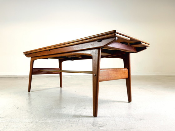 Image 1 of Mid Century Lift salontafel Trioh teakhout