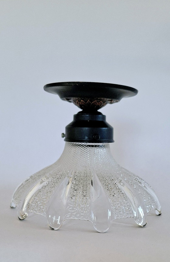 Image 1 of Oude art nouveau plafondlamp