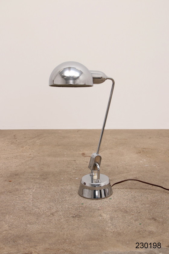 Image 1 of Original Jumo 600 Chrome Lamp Selected by Charlotte Perriand.