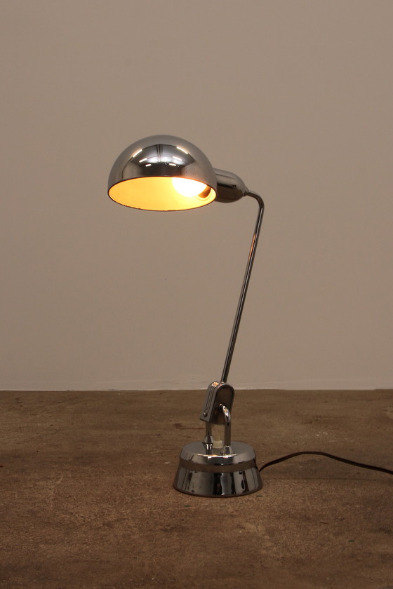 Image 1 of Original Jumo 600 Chrome Lamp Selected by Charlotte Perriand.