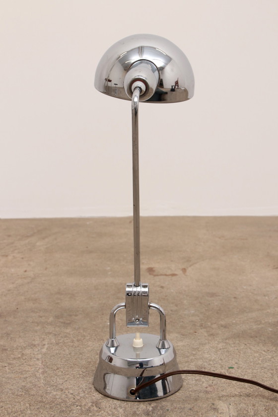 Image 1 of Original Jumo 600 Chrome Lamp Selected by Charlotte Perriand.