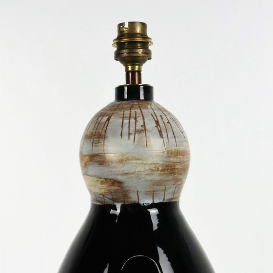 Image 1 of Vintage keramische lamp van Charles René Neveux voor Vallauris Cerenne, 1950