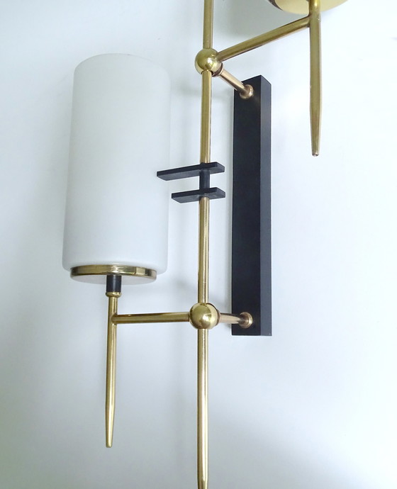 Image 1 of 2x XXL Franse Vintage Wandlampen