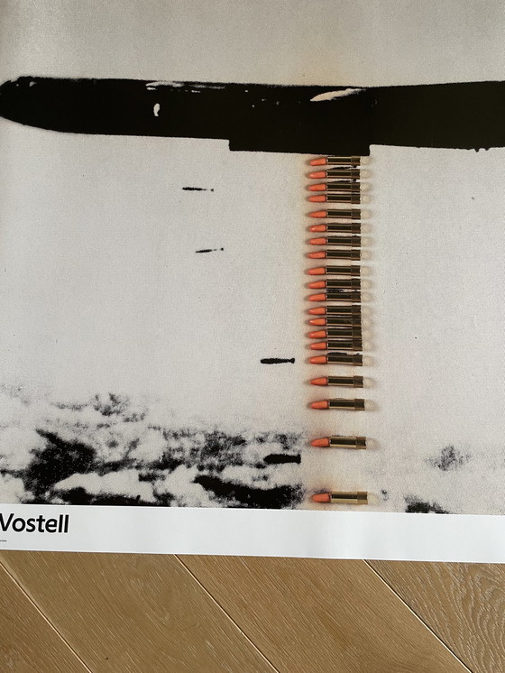 Image 1 of Wolf Vostell (1932-1998), Liostick B52 Bommenwerper, 1971, Exibitieaffiche, Copyright Voatell/Visda