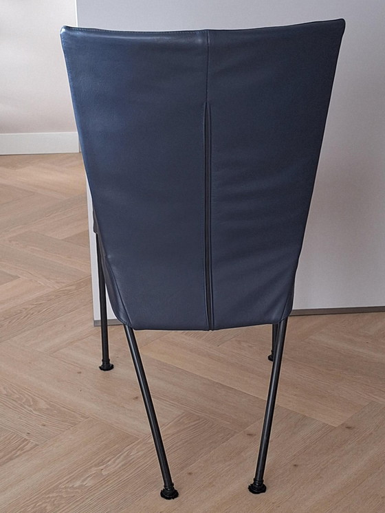 Image 1 of 6x  Montis leren stoelen model Spica