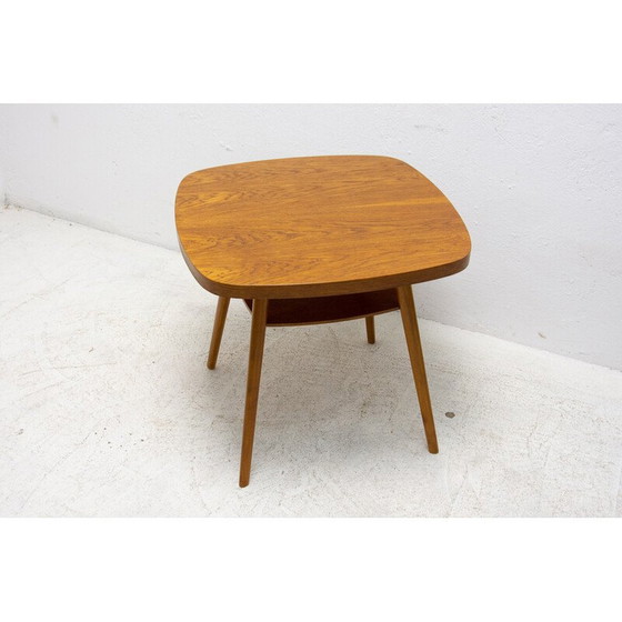 Image 1 of Vintage beukenhouten salontafel, Tsjecho-Slowakije 1960