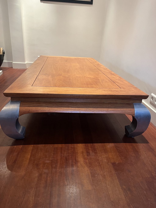 Massief Teak Houten Opium Tafel 95 X 205 Gekocht Bij Designa