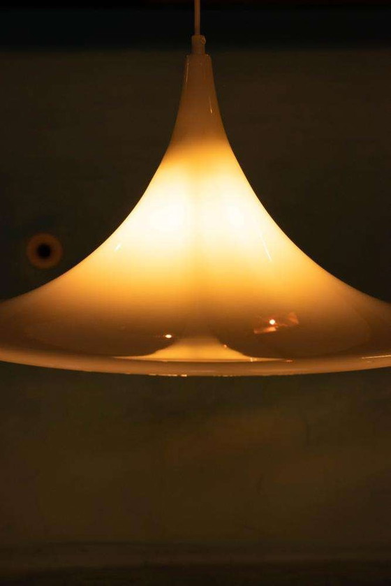 Image 1 of Space age heksenhoed hanglamp plexiglas, minimalist pendant