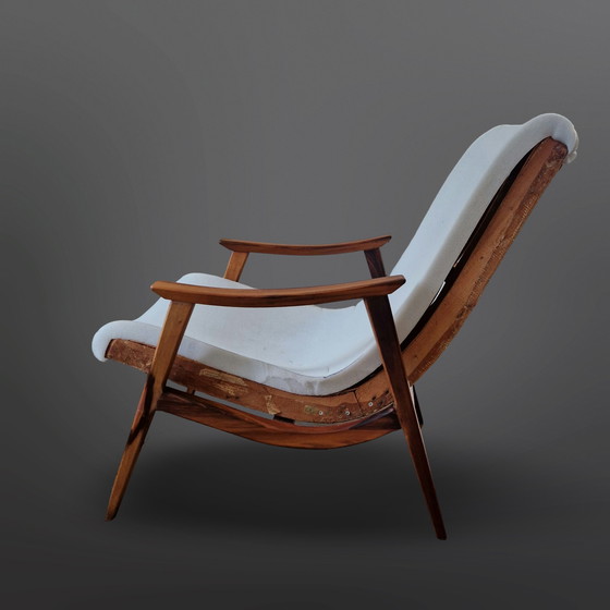 Image 1 of Gerestaureerde palissander fauteuil van Gelli, Brazilië jaren 50