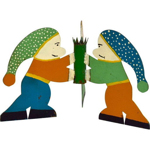 Vintage stalen kerstboomstandaard, 1990