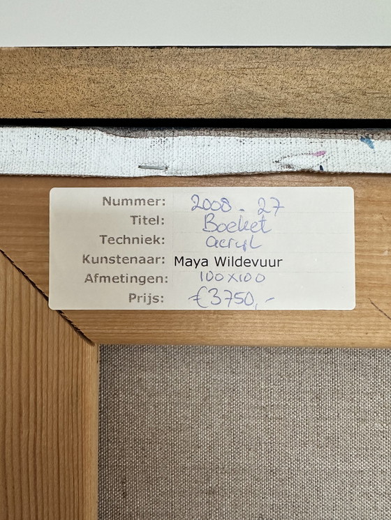 Image 1 of Maya Wildevuur schilderij ‘boeket’