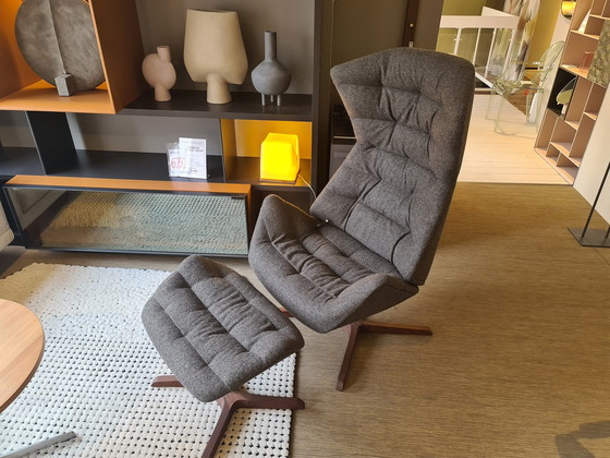 Image 1 of Thonet Fauteuil 808 + voetenbank 808H