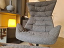 Thonet Fauteuil 808 + voetenbank 808H