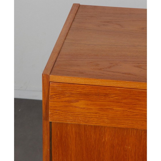 Image 1 of Vintage eikenhouten highboard met twee draaideuren van Up Zavody, 1960