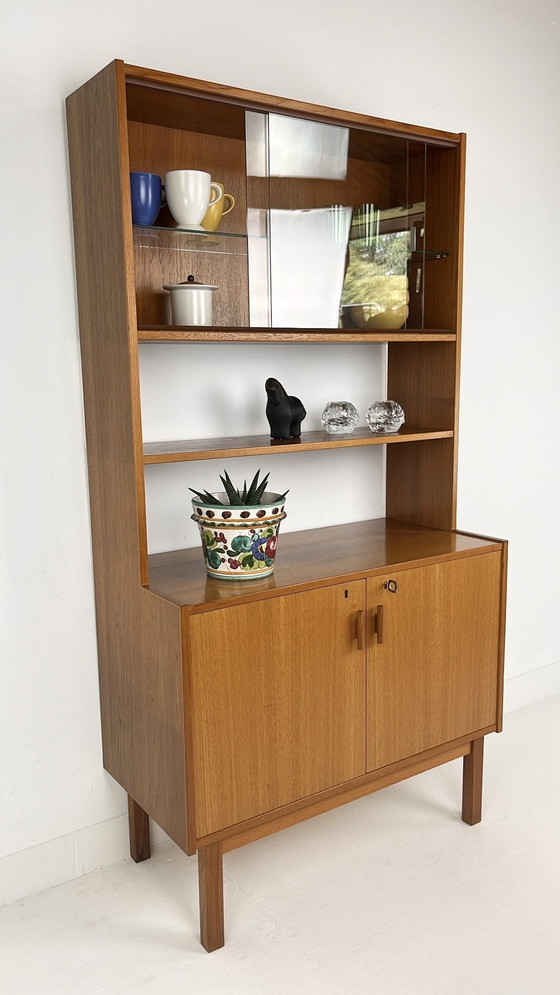 Image 1 of Zweeds Vintage Teak Fineren Buffetkast 