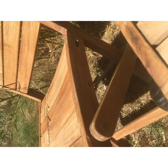 Image 1 of Paar vintage opvouwbare tuinstoelen