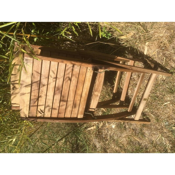 Image 1 of Paar vintage opvouwbare tuinstoelen