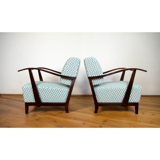 Set van 2 vintage fauteuils 1920