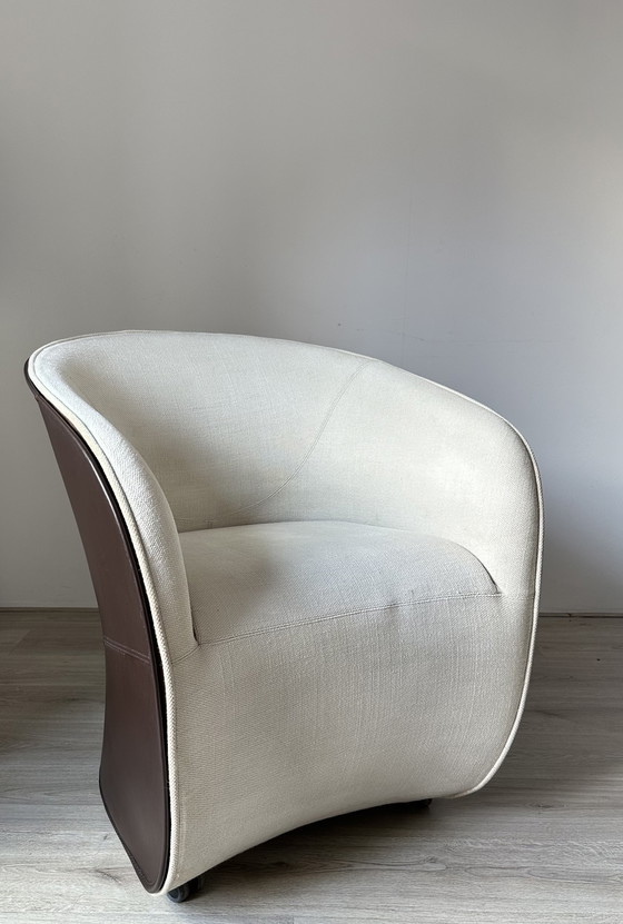 Image 1 of 2x Zanotta Calla design fauteuils 