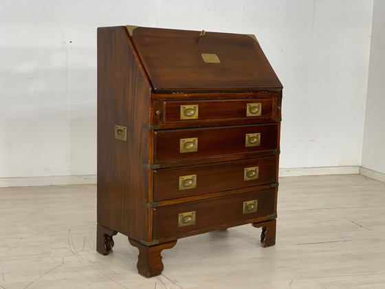 Image 1 of Engels mahonie secretaire bureau vintage