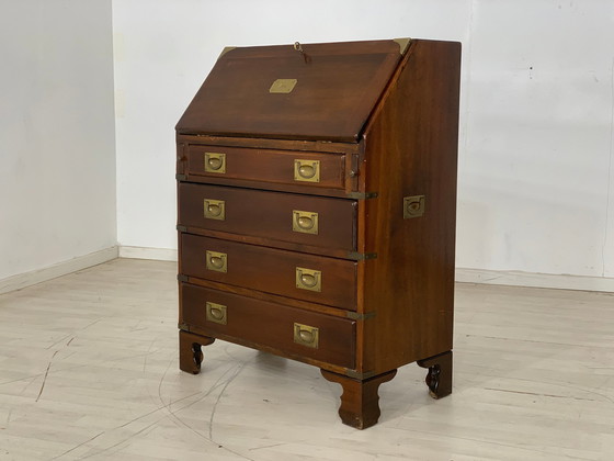 Image 1 of Engels mahonie secretaire bureau vintage