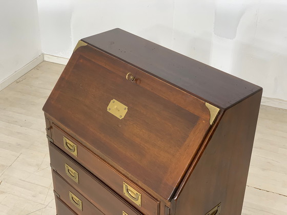 Image 1 of Engels mahonie secretaire bureau vintage