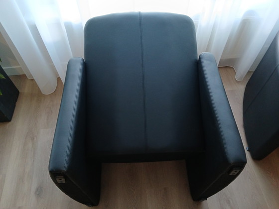 Image 1 of 2x Leolux Farolito fauteuil