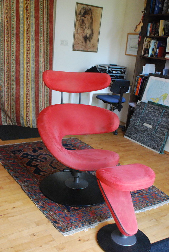 Image 1 of Stokke Peel fauteuil met hocker