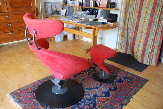 Image 1 of Stokke Peel fauteuil met hocker