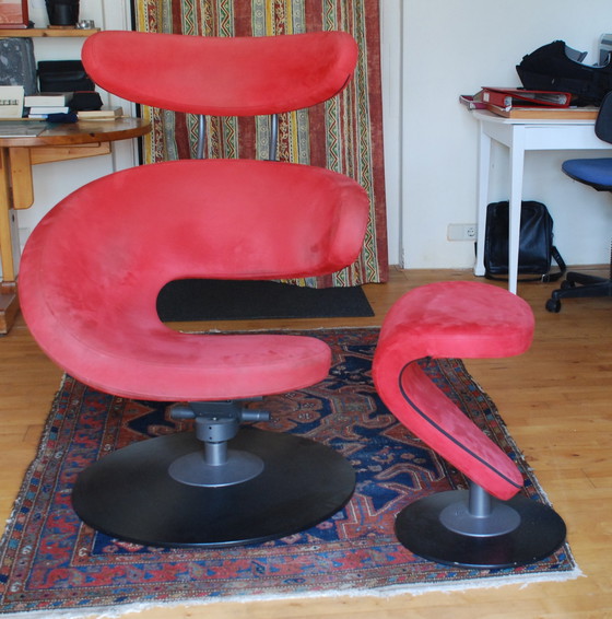 Image 1 of Stokke Peel fauteuil met hocker