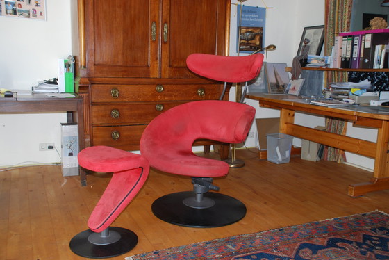 Image 1 of Stokke Peel fauteuil met hocker