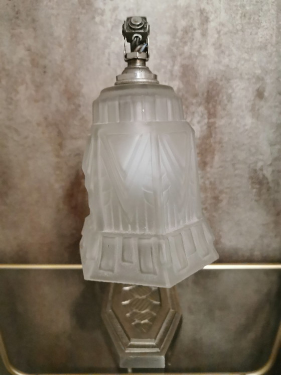 Image 1 of Artdeco tafelschemerlamp