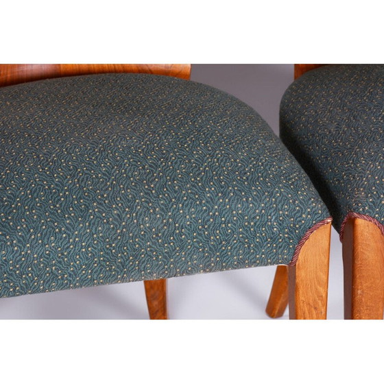 Image 1 of Set van 4 vintage beukenhouten stoelen door Jindrich Halabala voor UP Zavody, Tsjecho-Slowakije 1940