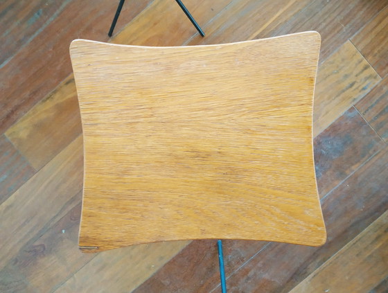 Image 1 of 4 Nesting Tables van hout en metaal uit 1950