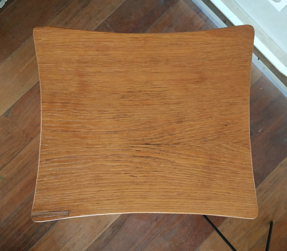 Image 1 of 4 Nesting Tables van hout en metaal uit 1950