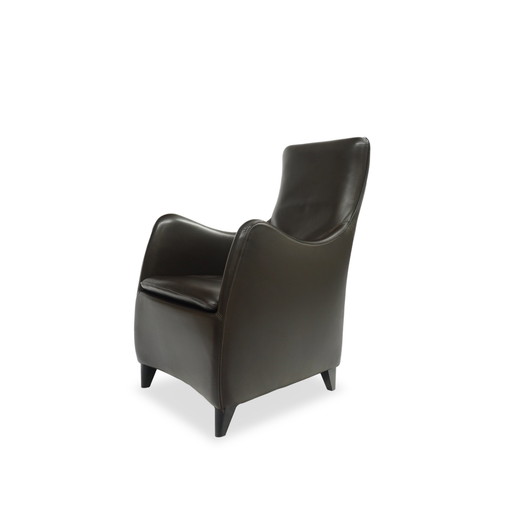 Wittmann Senta Fauteuil | Leer Bruin