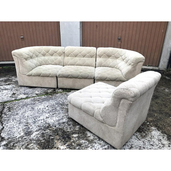 Image 1 of Vintage modulair bankstel en fauteuils Laauser 1960