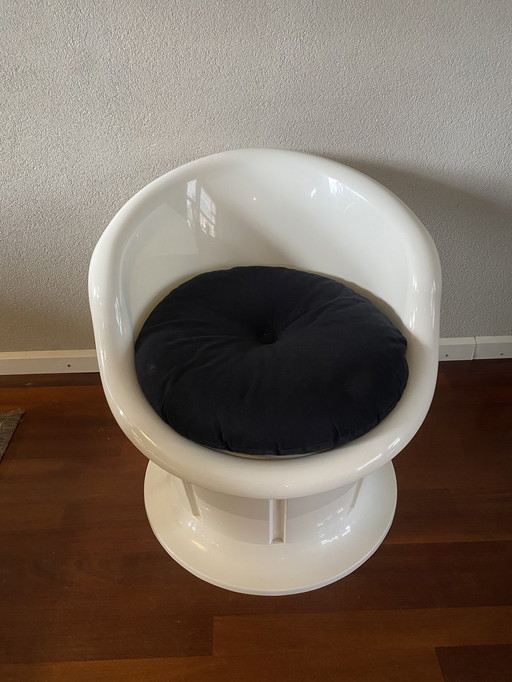 Vintage Ikea Popptorp Stoel-Space Age Design
