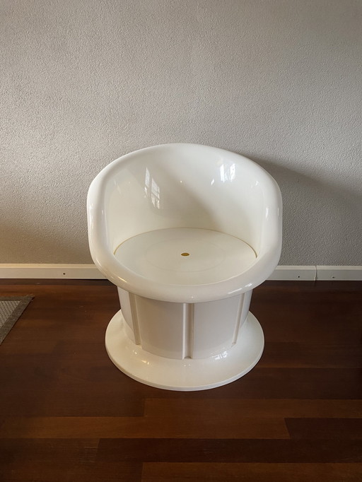 Vintage Ikea Popptorp Stoel-Space Age Design