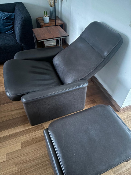 Image 1 of De Sede Fauteuil Met Hocker