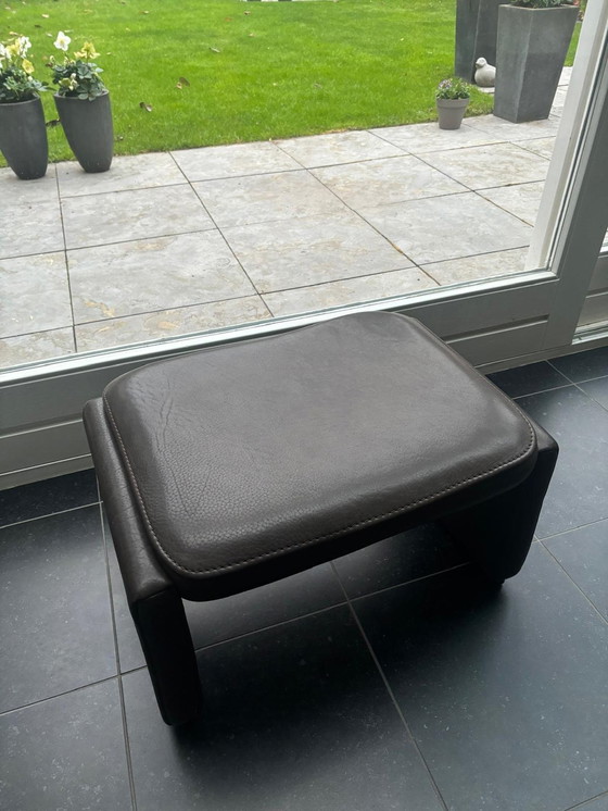 Image 1 of De Sede Fauteuil Met Hocker