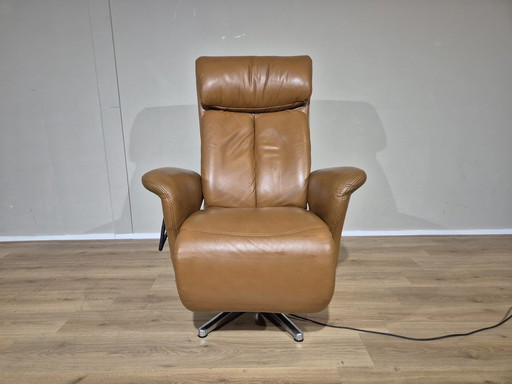 Easy Sit 550 - Relaxfauteuil - Cognac - Leder - Elektrisch