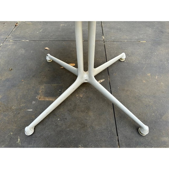 Image 1 of Paar vintage glasvezel en kunstleren La Fonda stoelen van Charles en Ray Eames voor Herman Miller, 1960