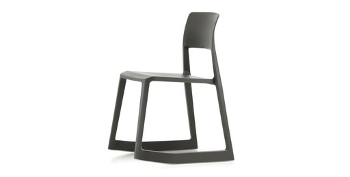 2x Vitra - Tip Ton Stoel / Buitenstoel - Basalt