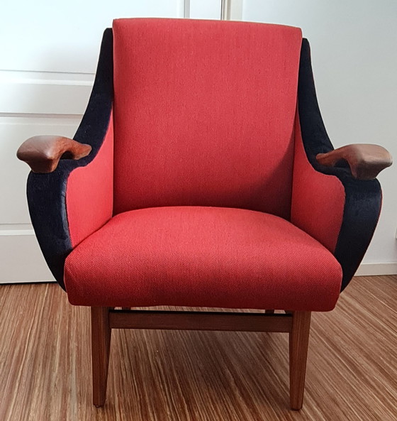 Image 1 of 2x Mid century fauteuil