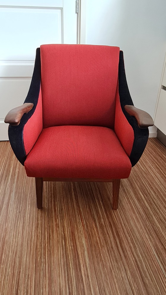 Image 1 of 2x Mid century fauteuil