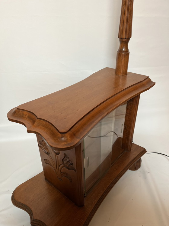 Image 1 of Jaren ‘40 tafel met lamp