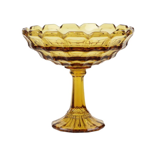 Art Deco Amber Fruitschaal